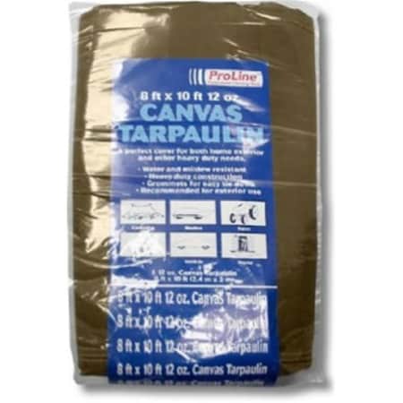 Intex 8 in x 10 in Tarp, Tan/Brown IN573633